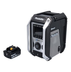 Makita DMR 114 T1B Akku Radio 12 V - 18 V Bluetooth IP65 + 1x Akku 5,0 Ah - ohne Ladegerät