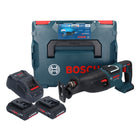 Bosch GSA 18V-28 Akku Säbelsäge 18 V BITURBO Brushless + 2x ProCORE Akku 4,0 Ah + Ladegerät + L-Boxx