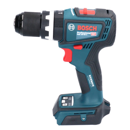 Bosch GSB 18V-90 C Taladradora profesional de percusión sin cable 18 V 64 Nm sin escobillas + 1x acumulador ProCORE 8,0 Ah + L-Boxx - sin cargador