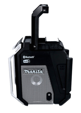 Makita DMR 115 RA1B Akku Baustellenradio 12 V - 18 V Bluetooth DAB+ IP65 Schwarz + 1x Akku 2,0 Ah + Ladegerät