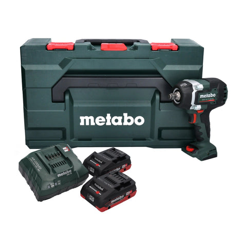 Metabo SSW 18 LTX 800 BL Visseuse à choc sans fil 18 V 800 Nm 1/2'' Brushless + 2x batterie 4,0 Ah + chargeur + metaBOX