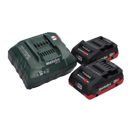 Atornillador de impacto a batería Metabo SSW 18 LTX 800 BL 18 V 800 Nm 1/2" sin escobillas + 2 baterías de 4,0 Ah + cargador + metaBOX