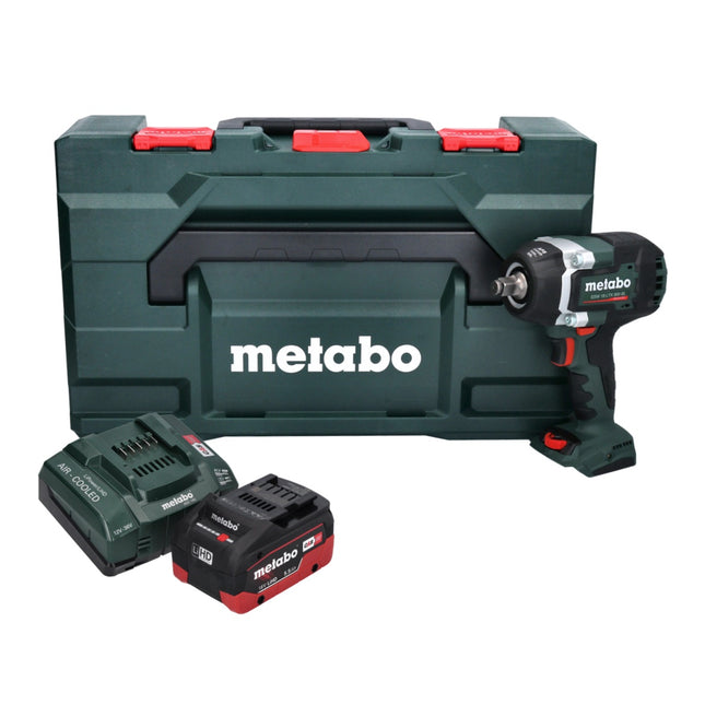 Avvitatore a impatto a batteria Metabo SSW 18 LTX 800 BL 18 V 800 Nm 1/2" Brushless + 1x batteria 5,5 Ah + caricabatteria + metaBOX