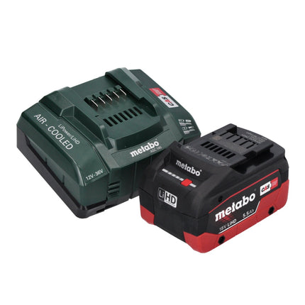 Atornillador de impacto a batería Metabo SSW 18 LTX 800 BL 18 V 800 Nm 1/2" sin escobillas + 1 batería de 5,5 Ah + cargador + metaBOX