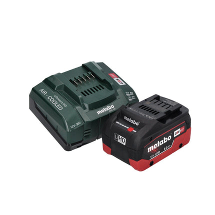 Atornillador de impacto a batería Metabo SSW 18 LTX 800 BL 18 V 800 Nm 1/2" sin escobillas + 1 batería de 8,0 Ah + cargador + metaBOX