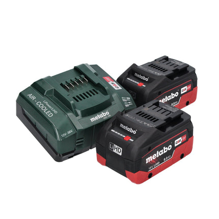 Atornillador de impacto a batería Metabo SSW 18 LTX 800 BL 18 V 800 Nm 1/2" sin escobillas + 2 baterías de 8,0 Ah + cargador + metaBOX