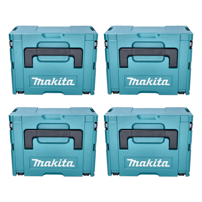 Makita MAKPAC Gr. 3 Kunststoffkoffer 395 x 295 x 215 mm 4 Stk. ( 4x 821551-8 ) - Toolbrothers