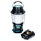 Makita DMR 056 A1 Radio sur batterie 18 V FM DAB+ avec lanterne Lampe de poche 360° IP65 + 1x batterie 2,0 Ah - sans chargeur