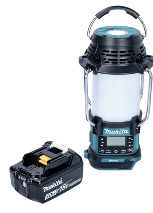 Makita DMR 056 F1 Akku Radio 18 V FM DAB+ mit Laterne 360° Taschenlampe IP65 + 1x Akku 3,0 Ah - ohne Ladegerät - Toolbrothers