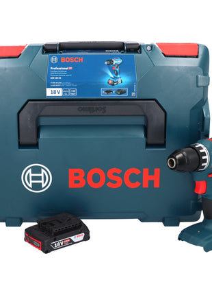 Bosch GSR 18V-45 Akku Bohrschrauber 18 V 45 Nm Brushless + 1x Akku 2,0 Ah + L-Boxx - ohne Ladegerät