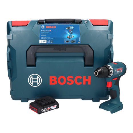 Bosch GSR 18V-45 Perceuse-visseuse sans fil 18 V 45 Nm brushless + 1x Batterie 2,0 Ah + Coffret L-Boxx - sans chargeur