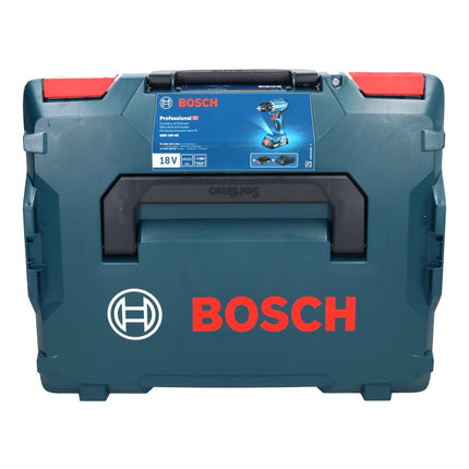 Taladro atornillador a batería Bosch GSR 18V-45 18 V 45 Nm sin escobillas + 1x batería 2,0 Ah + L-Boxx - sin cargador
