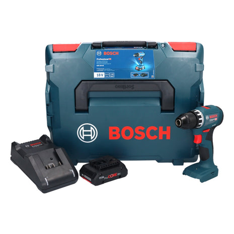 Bosch GSR 18V-45 Perceuse-visseuse sans fil 18 V 45 Nm brushless + 1x Batterie ProCORE 4,0 Ah + Chargeur + Coffret L-Boxx