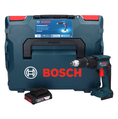 Bosch GTB 18V-45 Akku Trockenbauschrauber 18 V 32 Nm Brushless + 1x Akku 2,0 Ah + L-Boxx - ohne Ladegerät