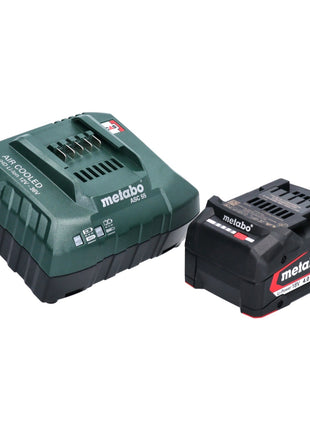 Metabo W 18 L 9-125 Amoladora angular de batería Quick 18 V 125 mm + 1x batería 4,0 Ah + cargador + metaBOX