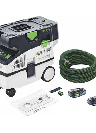 Festool CTLC MINI I-Basic Akku Absaugmobil 36 V ( 2x 18 V ) Staubkl. L + 2x Akku 4,0 Ah - ohne Ladegerät - Toolbrothers