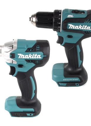 Makita DLX 4163 TX1 Akku Kombo Kit 18 V DDF 485 + DJV 181 + DSS 610 + DTD 156 + 2x Akku 5,0 Ah + Ladegerät + Tasche