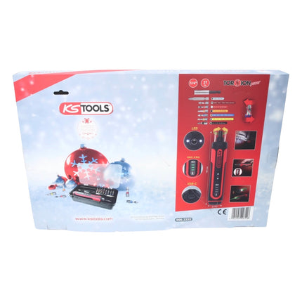 KS Tools Adventskalender „Stahl statt Schokolade“ mit Akku Stabschrauber Satz und Torsions Bit Set 27 tlg. ( 999.3333 )