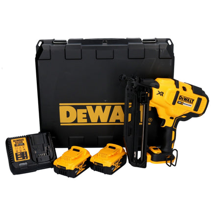 DeWalt DCN 660 P2 Akku Nagler 18 V 32 - 63 mm Brushless + 2x Akku 5,0 Ah + Ladegerät + Koffer - Toolbrothers
