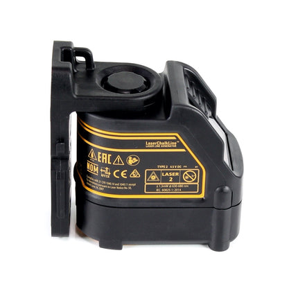 Laser krzyżowy DeWalt DW 088 KTRI-XJ z trybem impulsowym czerwony + statyw aluminiowy DE 0881 1,7 m 1/4"