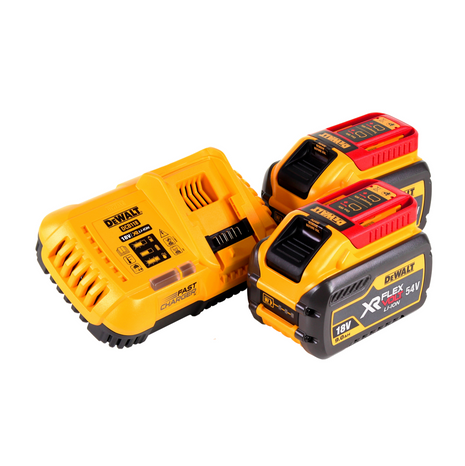 DeWalt DCB 118 X2 FlexVolt 54 V / 18 V Set de démarrage + 2x DCB 547 Batterie 9,0 Ah