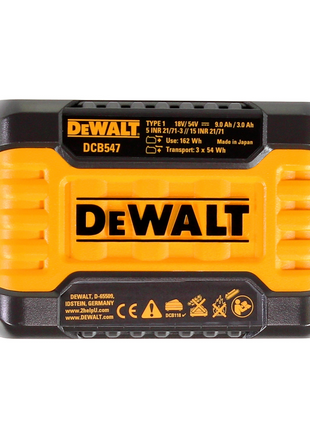 DeWalt DCB 118 X3 FlexVolt 54 V / 18 V Starter Set + 3x DCB 547 Akku 9,0 Ah