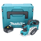 Makita DKP 180 G1J Akku Hobel 18 V 82 mm + 1x Akku 6,0 Ah + Makpac - ohne Ladegerät