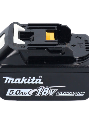 Makita DMR 055 T1 Akku Radio 18 V FM mit Laterne 360° Taschenlampe + 1x Akku 5,0 Ah - ohne Ladegerät