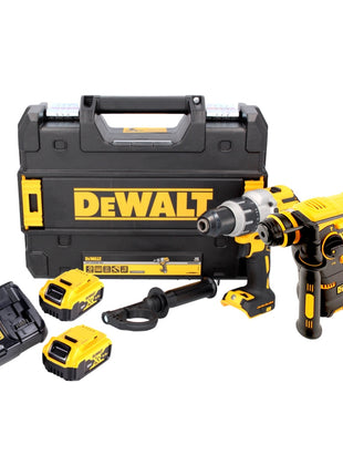 DeWalt Kombo Kit XR 18 V DCH 253 N Kombihammer 2,1 J + DCD 996 P2 Akku Schlagbohrschrauber 95 Nm Brushless + 2x Akku 5,0 Ah + Ladegerät + TSTAK