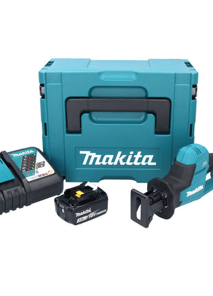 Makita DJR 189 RF1J Akku Reciprosäge Säbelsäge 18 V Brushless + 1x Akku 3,0 Ah + Ladegerät + Makpac - Toolbrothers