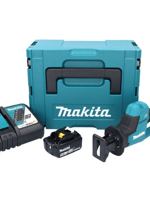 Makita DJR 189 RT1J Akku Reciprosäge Säbelsäge 18 V Brushless + 1x Akku 5,0 Ah + Ladegerät + Makpac - Toolbrothers