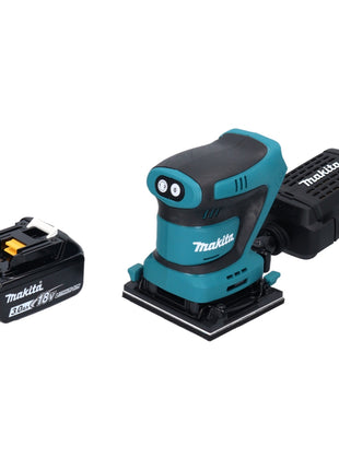 Makita DBO 480 F1 Akku Schwingschleifer 18 V 112 x 102 mm + 1x Akku 3,0 Ah - ohne Ladegerät