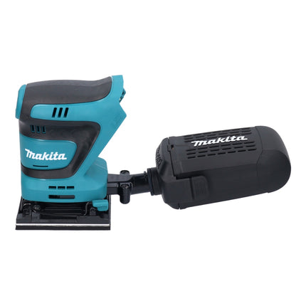 Makita DBO 480 RM cordless orbital sander 18 V 112 x 102 mm + 2x battery 4.0 Ah + charger
