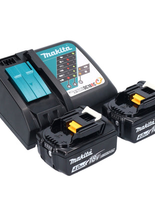 Ponceuse orbitale sur batterie Makita DBO 480 RM 18 V 112 x 102 mm + 2x batteries 4,0 Ah + chargeur