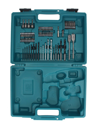 Makita Transportkoffer Bit Bohrer 74 tlg. für 18 V Akku Bohrschrauber DDF und Schlagbohrschrauber DHP