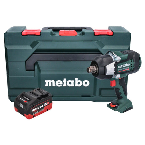 Metabo SSW 18 LTX 1750 BL Atornillador de impacto a batería 18 V 1750 Nm 3/4" sin escobillas + 1x batería 8,0 Ah + metaBOX - sin cargador