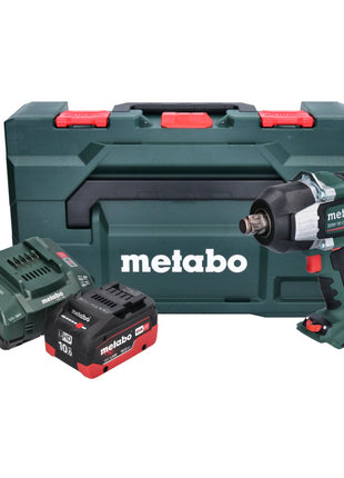 Metabo SSW 18 LTX 1750 BL akumulatorowy klucz udarowy 18 V 1750 Nm 3/4" bezszczotkowy + 1x akumulator 10,0 Ah + ładowarka + metaBOX