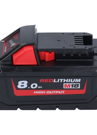 Milwaukee M18 HNRG-801 Akku Starter Set High Output 18 V + 1x HB8 Akku 8,0 Ah ( 4932471070 ) + M12-18 FC Ladegerät ( 4932451079 ) - Toolbrothers