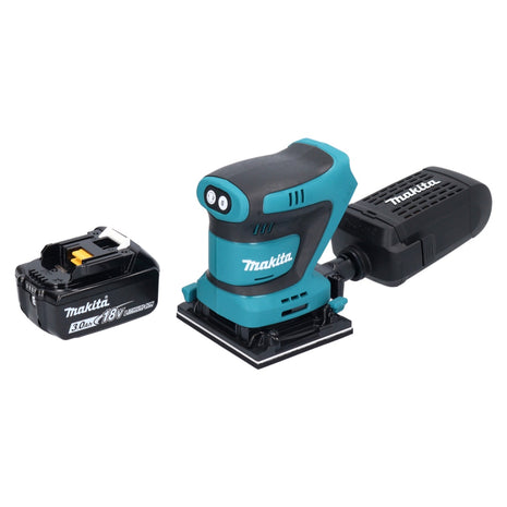 Lijadora orbital a batería Makita DBO 481 F1 18 V 112 x 102 mm + 1x batería 3,0 Ah - sin cargador