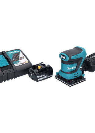 Makita DBO 481 RF1 Akku Schwingschleifer 18 V 112 x 102 mm + 1x Akku 3,0 Ah + Ladegerät