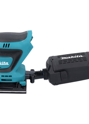 Makita DBO 481 RF Akku Schwingschleifer 18 V 112 x 102 mm + 2x Akku 3,0 Ah + Ladegerät