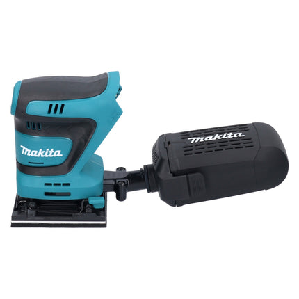 Makita DBO 480 RM1J Ponceuse vibrante sans fil 18 V 112 x 102 mm + 1x batterie 4,0 Ah + chargeur + Makpac