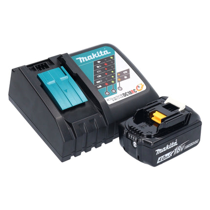 Makita DBO 480 RM1J Ponceuse vibrante sans fil 18 V 112 x 102 mm + 1x batterie 4,0 Ah + chargeur + Makpac