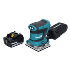 Makita DBO482T1 Cordless Finishing Sander 112x102mm 18V + 1x Battery 5.0Ah - wihout charger