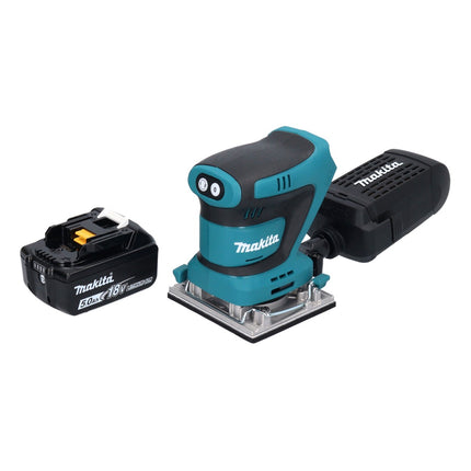 Makita DBO482T1 Cordless Finishing Sander 112x102mm 18V + 1x Battery 5.0Ah - wihout charger