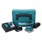 Makita DBO482RT1J Cordless Finishing Sander 112x102mm 18V + 1x Battery 5.0Ah + Charger + Makpac Case