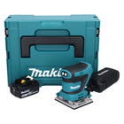 Makita DBO482G1J Levigatrice vibrante a batteria 112x102mm 18V + 1x batteria 6.0Ah + valigetta Makpac - senza caricabatterie
