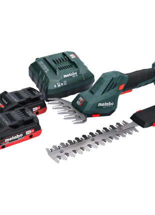 Metabo SGS 18 LTX Q Akku Gras und Strauchschere 18 V + 2x Akku 4,0 Ah + Ladegerät - Toolbrothers