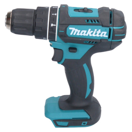 Taladro percutor inalámbrico Makita DHP 482 RF1X1 18 V + 1x batería 3,0 Ah + cargador + set de accesorios 74 piezas + estuche