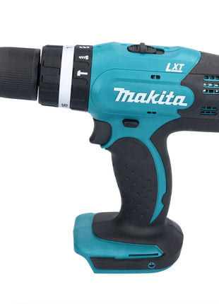 Taladro percutor inalámbrico Makita DHP 453 RFX1 18 V 42 Nm + 2x baterías 3,0 Ah + cargador + set de accesorios 74 piezas + estuche